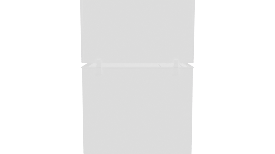 Chest Freezer Appliance 3D Model - Professional 3D Model Render 5