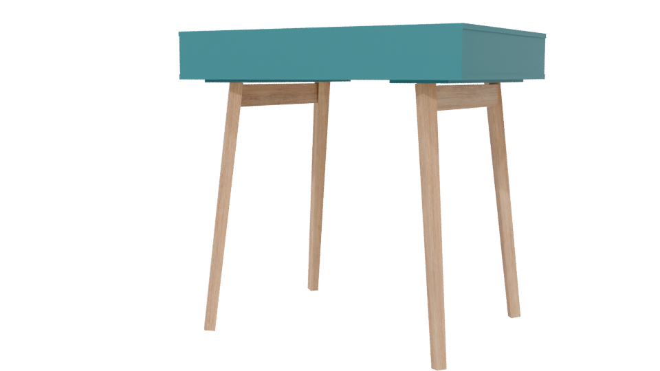 Stylish Modern Desk 3D Model - Professional 3D Model Render 6