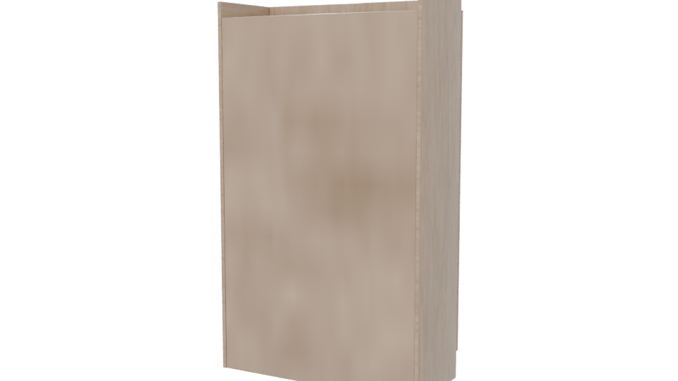Stylish Wooden Wardrobe 3D Model - Professional 3D Model Render 6