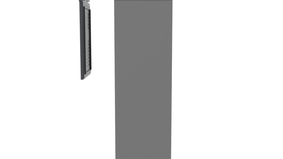 Sleek Refrigerator 3D Model - Professional 3D Model Render 2