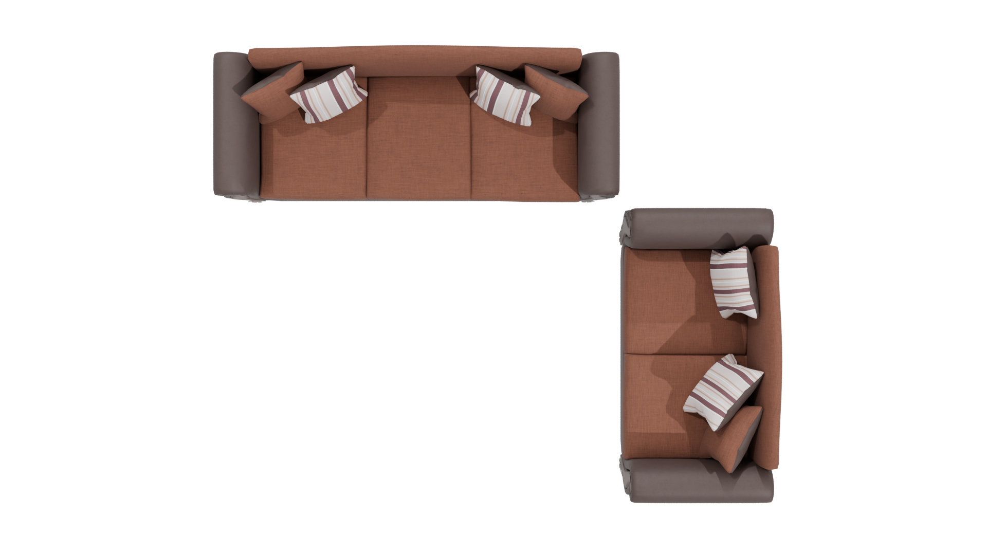 Elegant Sofa Set 3D Model - Professional 3D Model Render 12