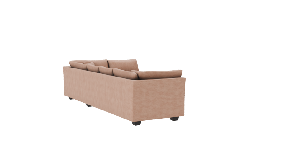 Comfortable Sectional Sofa Model - Professional 3D Model Render 7