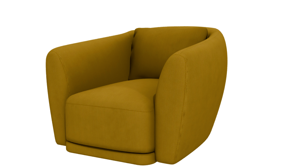 Stylish Modern Armchair 3D Model - Professional 3D Model Render 12