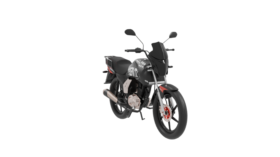 Dynamic Motorcycle 3D Model - Professional 3D Model Render 10