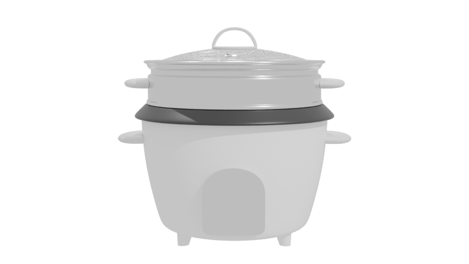 Versatile Electric Steamer Model - Professional 3D Model Render 11