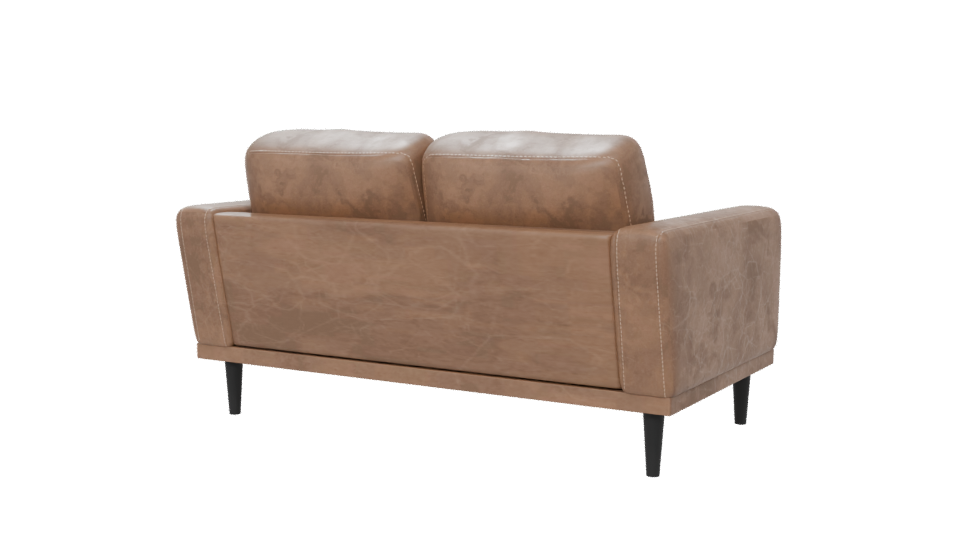 Stylish Modern Two-Seater Sofa - Professional 3D Model Render 6