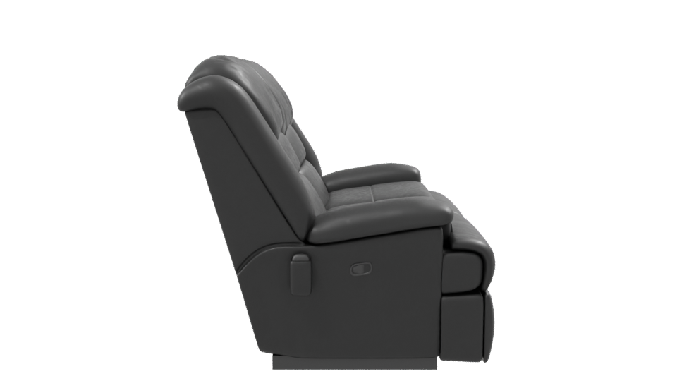 Stylish Reclining Sofa 3D Model - Professional 3D Model Render 8