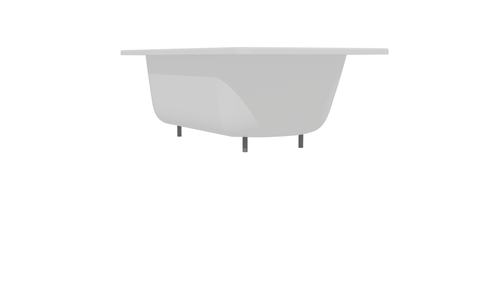 Sleek Modern Bathtub 3D Model - Professional 3D Model Render 13
