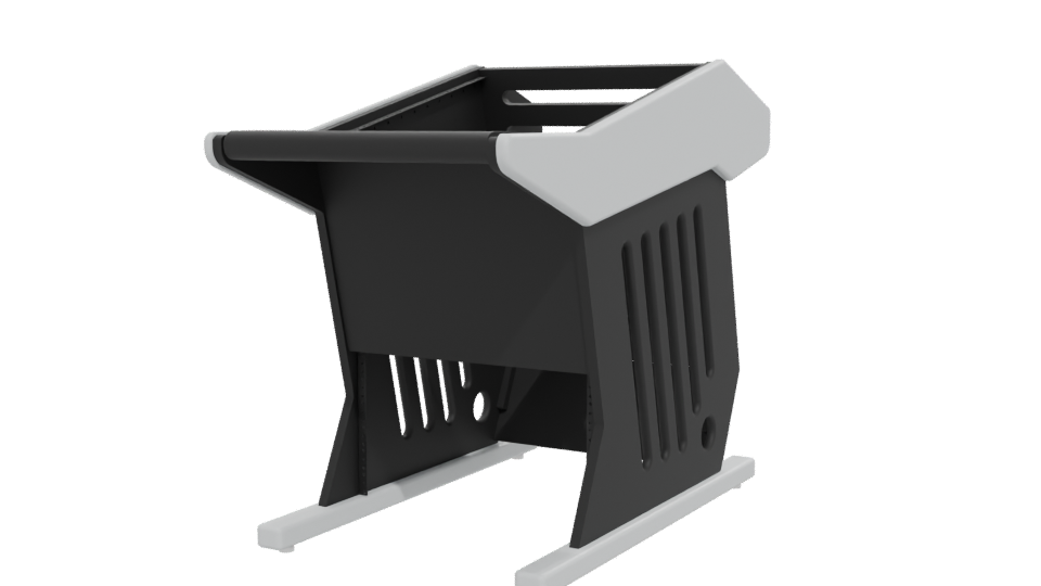 Industrial Waste Bin 3D Model - Professional 3D Model Render 12