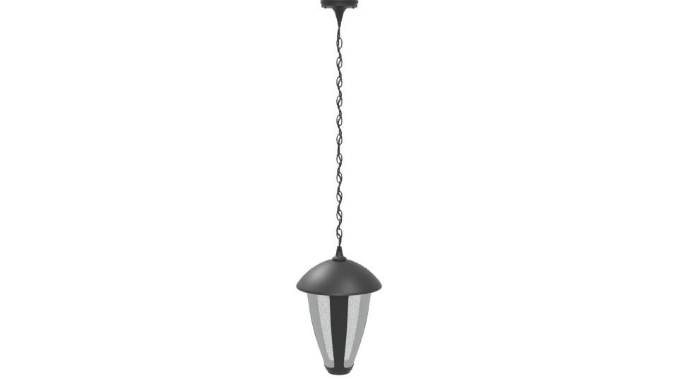 Hanging Outdoor Lantern Model - Professional 3D Model Render 5