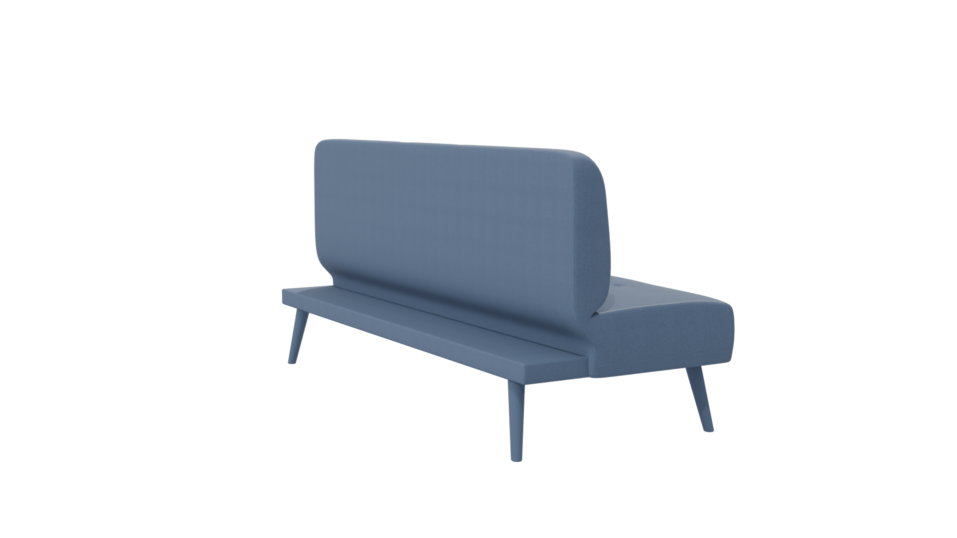Blue Futon Sofa 3D Model - Professional 3D Model Render 7
