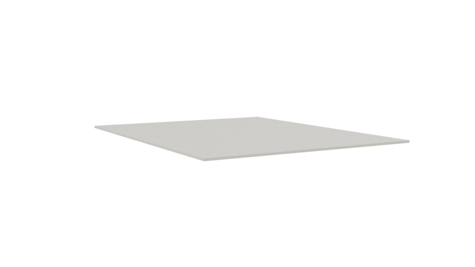 Minimalist White Floor Panel 3D - Professional 3D Model Render 7