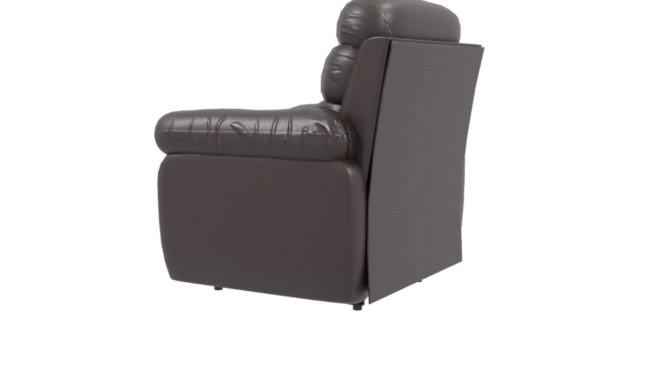 Cozy Recliner Armchair Model - Professional 3D Model Render 3