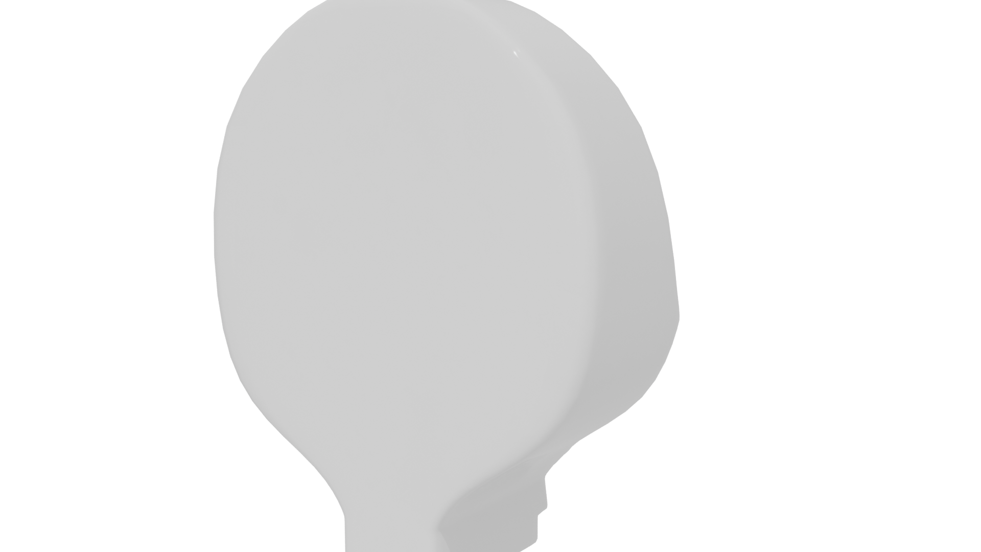 Minimalist Wall-Mounted Urinal Model - Professional 3D Model Render 6