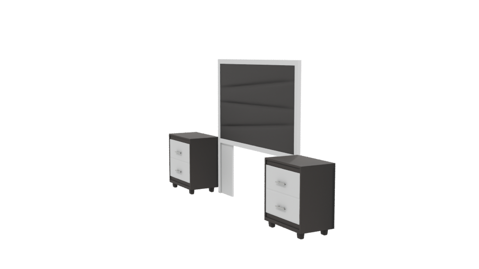 Contemporary Bedroom Furniture Set 3D Model - Professional 3D Model Render 13