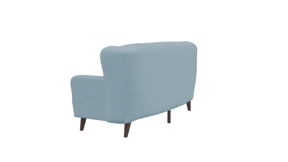 Chic Tufted Fabric Sofa 3D - Professional 3D Model Render 3