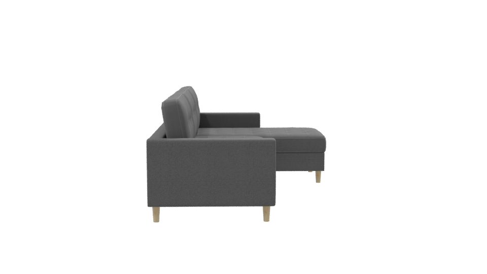 Stylish Modern Sectional Sofa 3D Model - Professional 3D Model Render 8