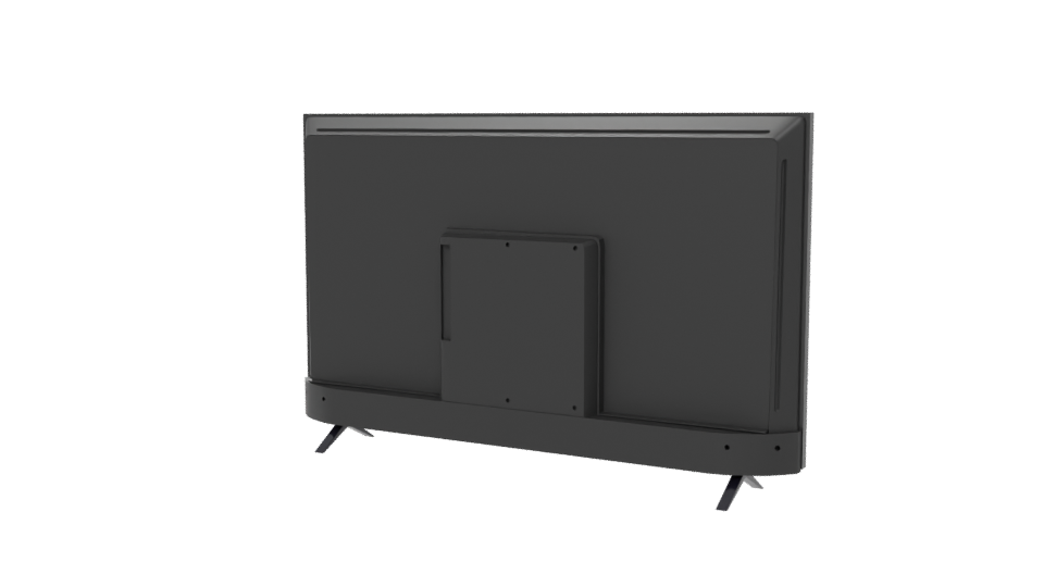 Sleek Modern Flat Screen TV 3D - Professional 3D Model Render 6