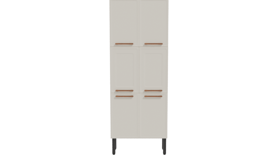 Stylish Kitchen Refrigerator 3D - Professional 3D Model Render 11