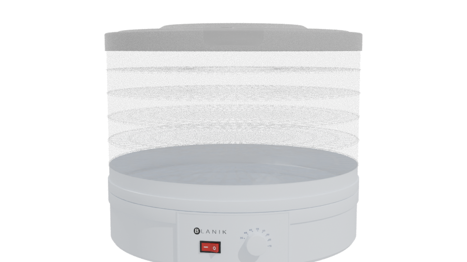 Compact Food Dehydrator 3D Model - Professional 3D Model Render 11