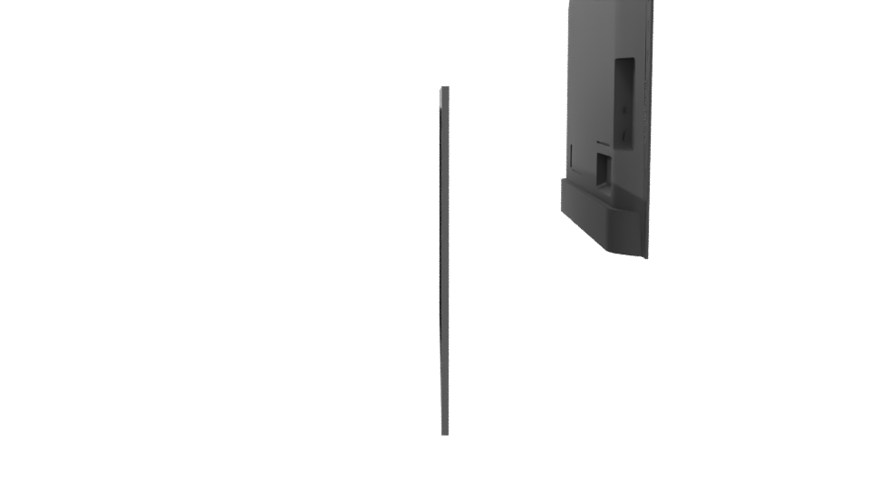 Sleek Modern TV Display Model - Professional 3D Model Render 8