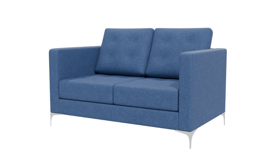 Stylish Modern Two-Seater Sofa - Professional 3D Model Render 12