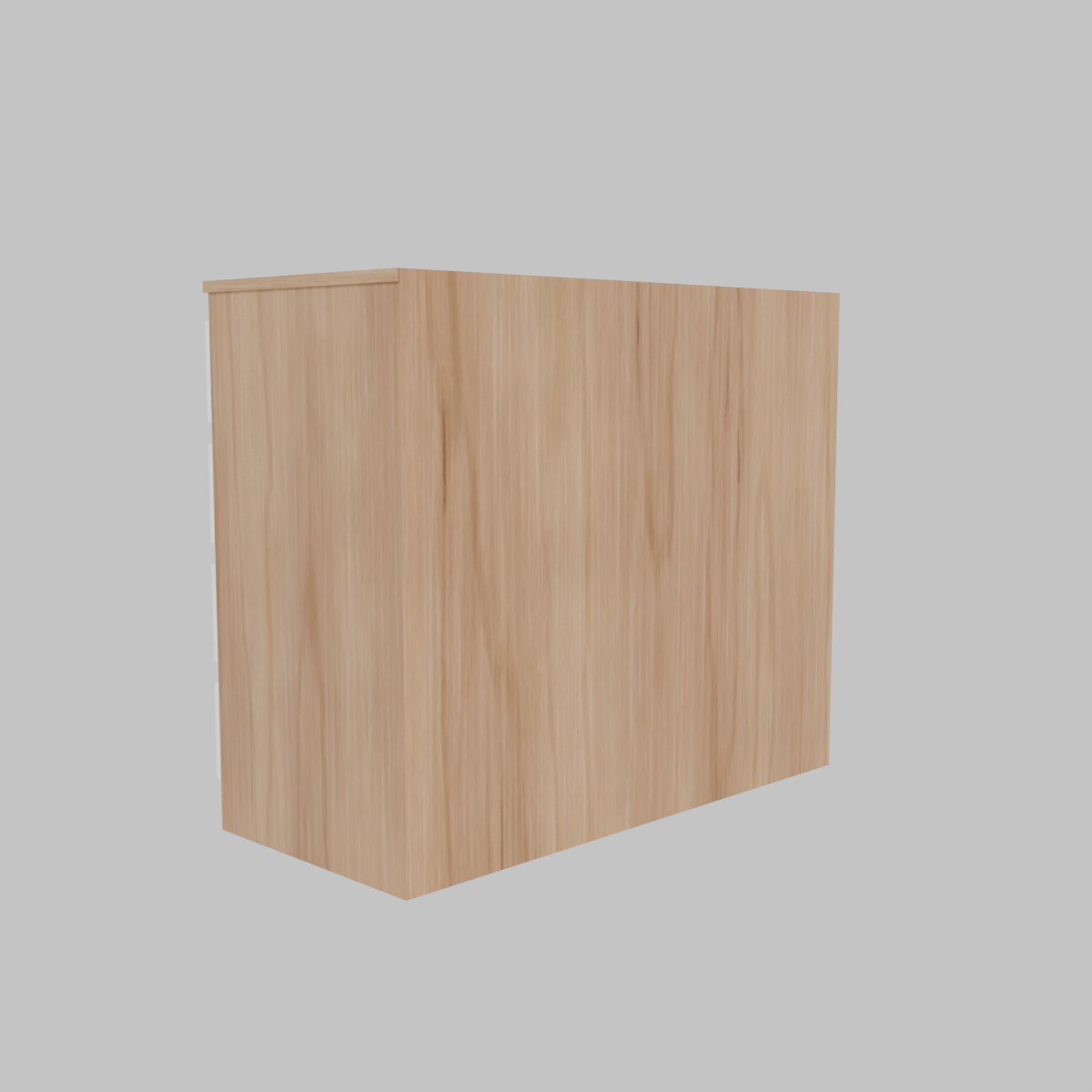 Stylish Wooden Storage Cabinet 3D - Professional 3D Model Render 11