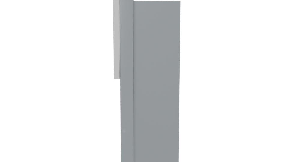 Sleek Modern Refrigerator Model - Professional 3D Model Render 2