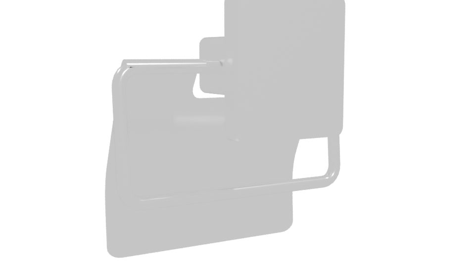 Stylish Modern Wall Hook 3D - Professional 3D Model Render 4