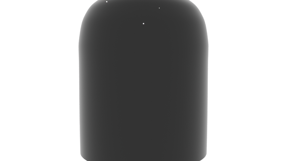 Sleek Black Air Fryer Model - Professional 3D Model Render 5