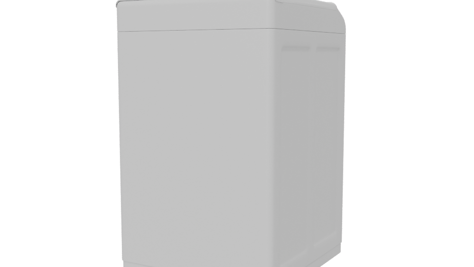 Top Loader Washing Machine 3D Model - Professional 3D Model Render 6