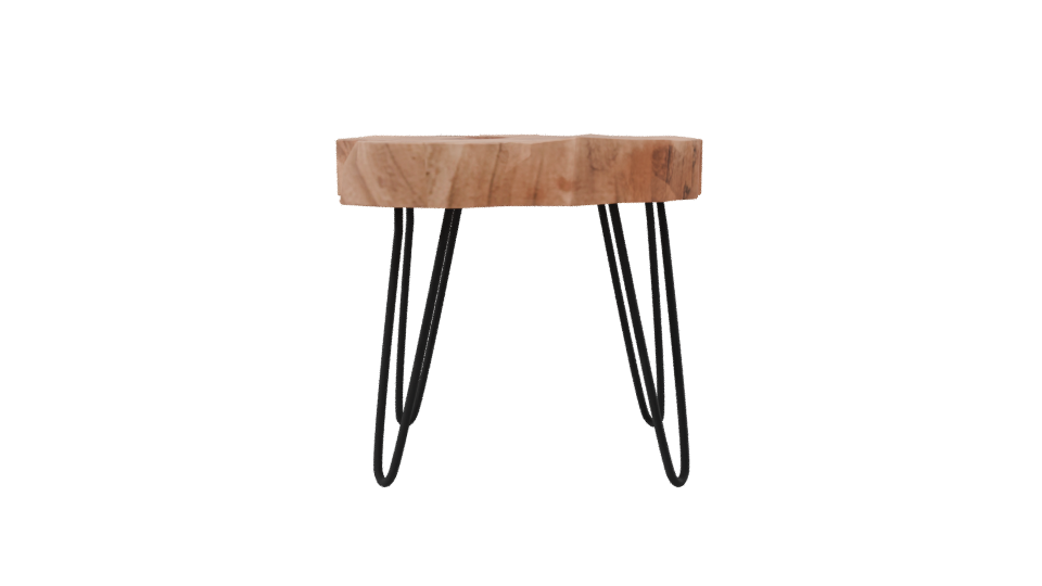 Stylish Wooden Coffee Table 3D Model - Professional 3D Model Render 8