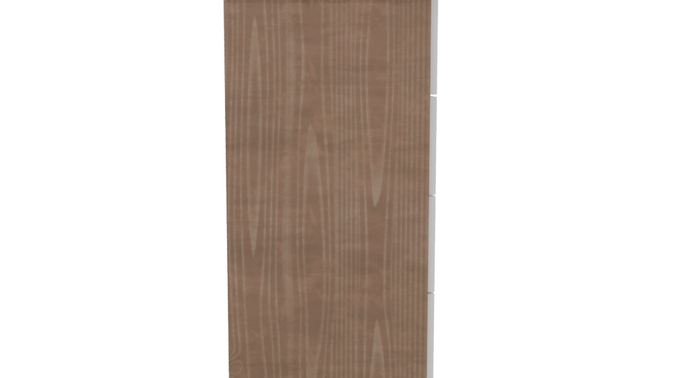 Contemporary Four-Drawer Storage Chest 3D Model - Professional 3D Model Render 8