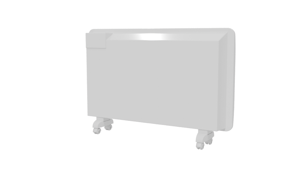 Stylish Electric Heater Model - Professional 3D Model Render 6