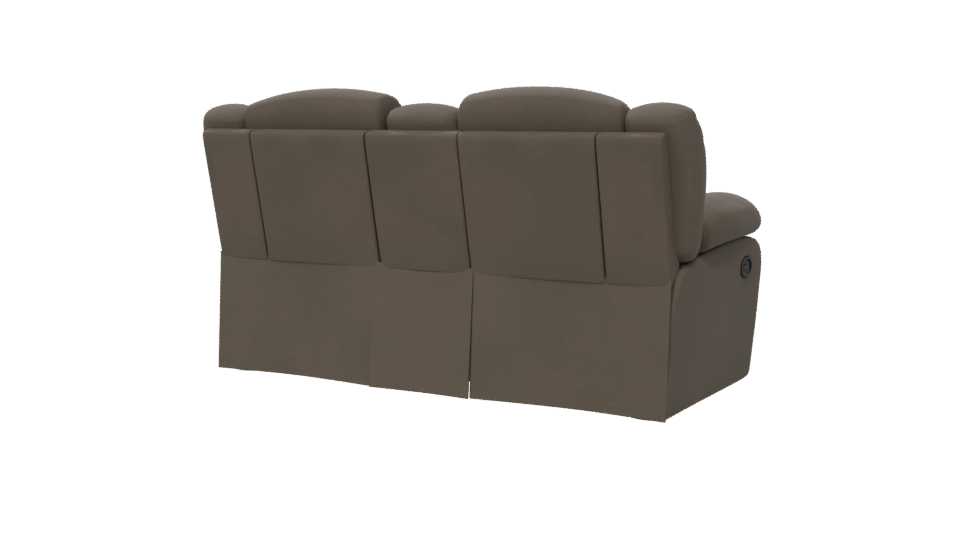 Cozy Reclining Sofa 3D Model - Professional 3D Model Render 6