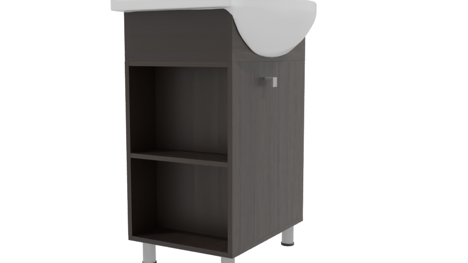 Stylish Modern Bathroom Vanity 3D - Professional 3D Model Render 9