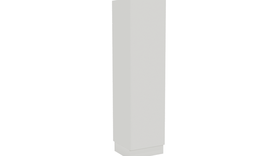 Minimalistic Tall Container 3D Model - Professional 3D Model Render 4