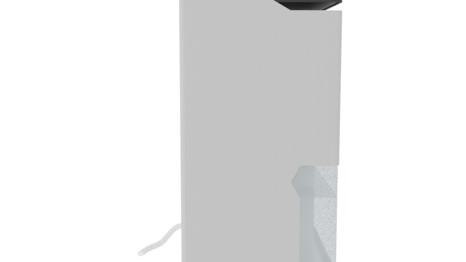 Minimalist Trash Bin 3D Model - Professional 3D Model Render 8