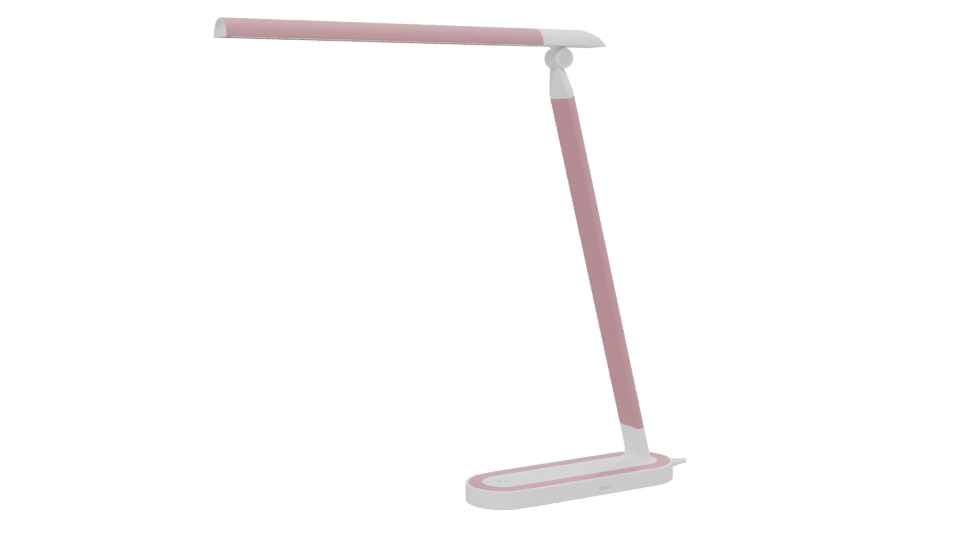 Pink LED Desk Lamp 3D Model - Professional 3D Model Render 13