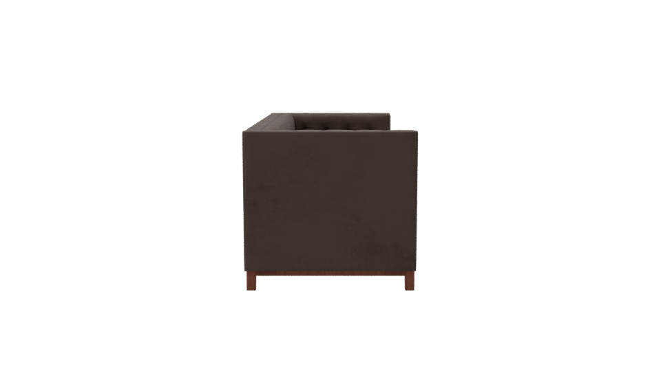 Sofa Roma 3C Velvet Chocolate 3D - Professional 3D Model Render 8