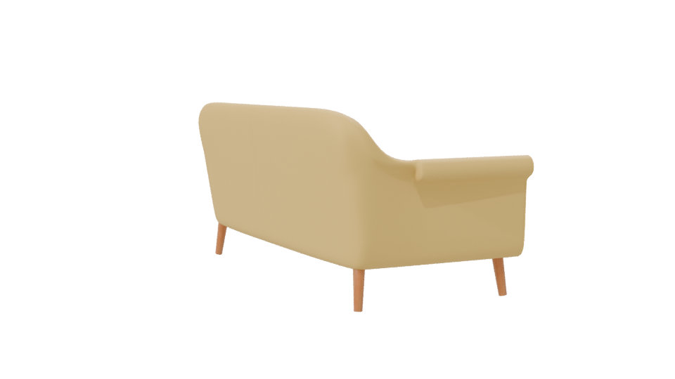 Stylish Modern Sofa 3D Model - Professional 3D Model Render 7