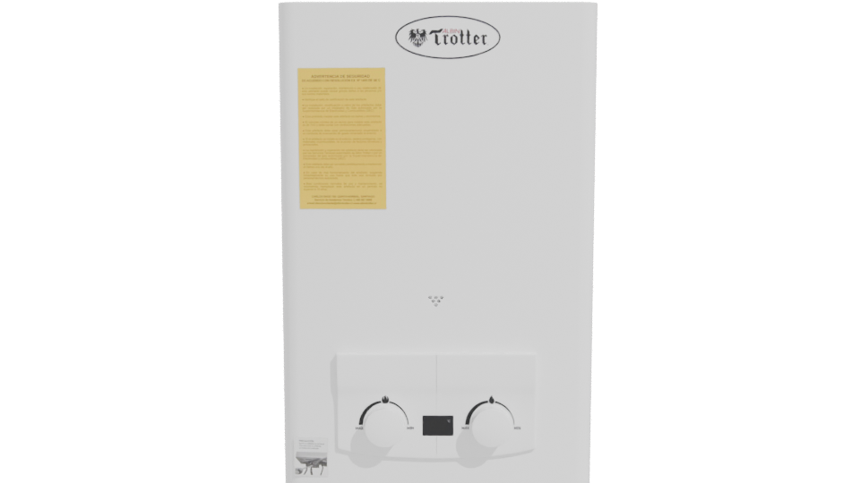 Compact Gas Boiler Model 3D - Professional 3D Model Render 11