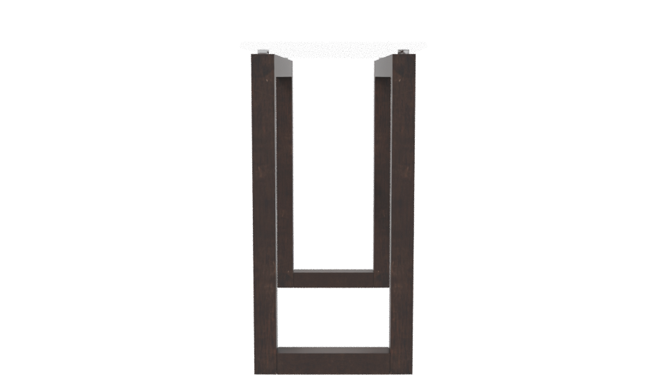 Stylish Console Table 3D Model - Professional 3D Model Render 2