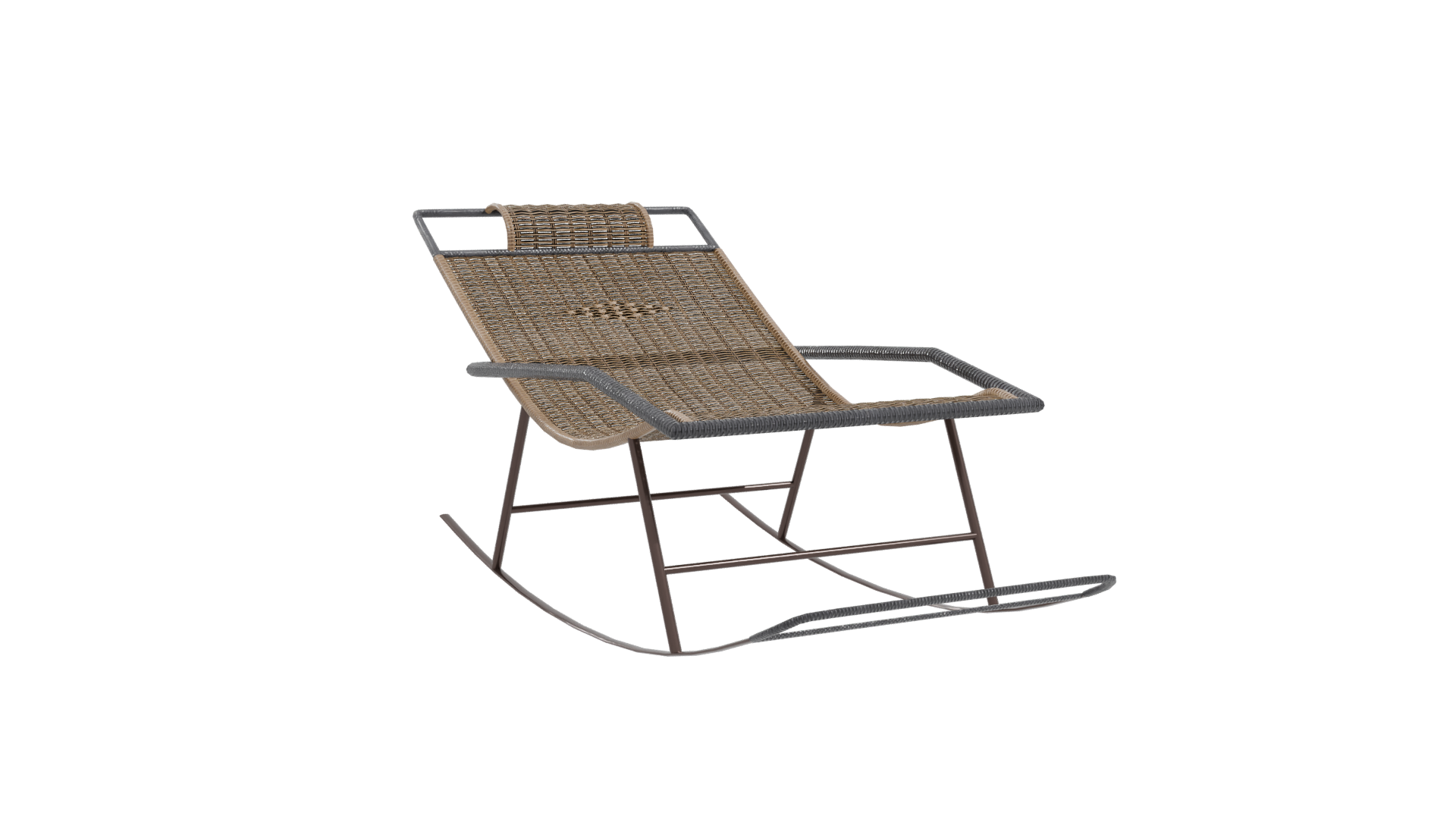 Stylish Outdoor Lounge Chair 3D - Professional 3D Model Render 10