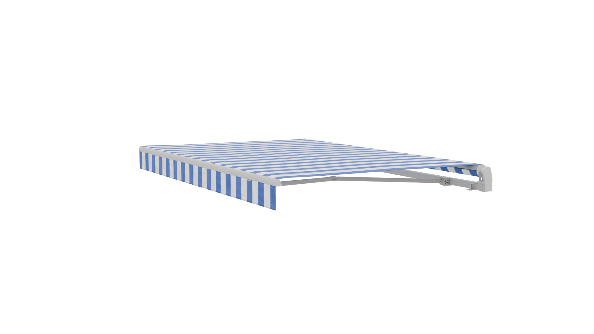 Striped Outdoor Canopy 3D Model - Professional 3D Model Render 16