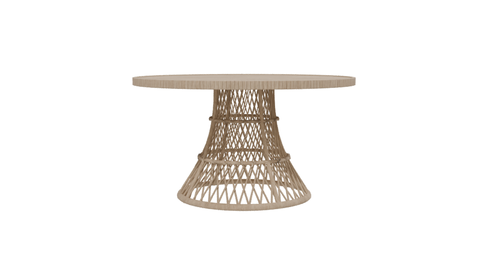 Stylish Round Dining Table 3D - Professional 3D Model Render 13