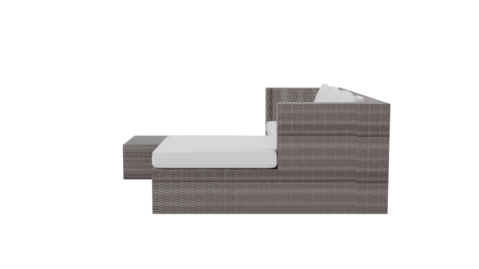 Stylish Outdoor Sofa Set 3D - Professional 3D Model Render 2