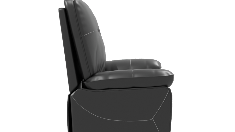 Stylish Recliner Chair 3D Model - Professional 3D Model Render 8