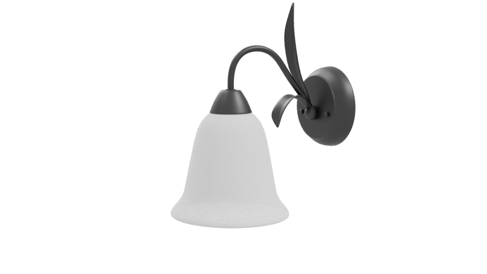 Contemporary Wall-Mounted Lamp 3D Model - Professional 3D Model Render 10