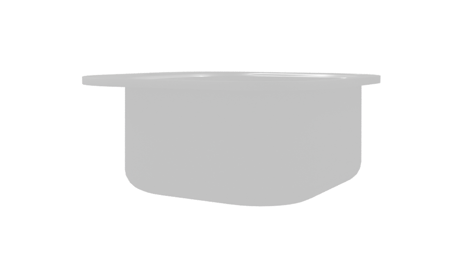 Modern Stainless Steel Sink Model - Professional 3D Model Render 9